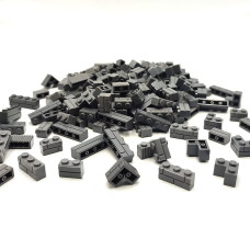 192Pcs Masonry Walls Dark Gray Building Bricks Loot Pieces Accessories Brick Bazaar Compatible Classic Creative Toy Dark Gray