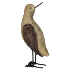 Benjara Dcor 36 Inch Wooden Bird Accent Decor Brown And Black