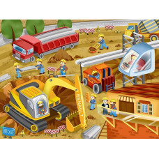 Lelemon Jigsaw Puzzles For Kids Ages 48 Building Site Puzzles 100 Pieces In A Metal Box Preschool 100 Piece Puzzles For Kids Ed