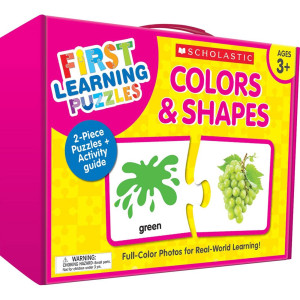 Scholastic First Learning Puzzles Colors Shapes