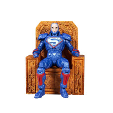 Mcfarlane Dc Multiverse Lex Luthor In Power Suit Blue Suit With Throne