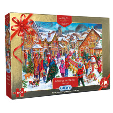 Light Up The Night 1000 Piece Jigsaw Puzzle Christmas Jigsaw Puzzle Sustainable Puzzle For Adults Great Gift For Adults