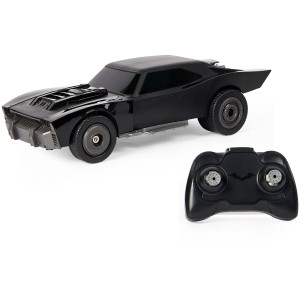 Dc Comics The Batman Batmobile Remote Control Car With Official Batman Movie Styling Kids Toys For Boys And Girls Ages 4 And U