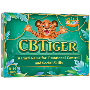 Lupash Games Cbtiger Therapy Card Game For Kids Develop Social Skills Practice Emotional Awareness And Improves Anger Cont