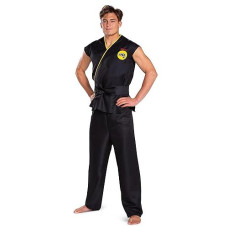 Disguise Mens Cobra Kai Costume, Official Cobra Kai Gi For With Black Belt, Adult Sized Costumes, As Shown, Large Extra Large Us