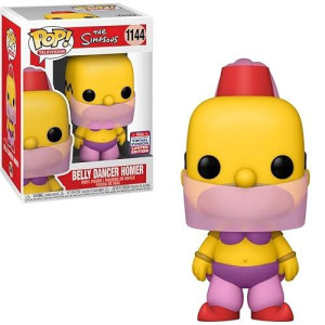 Funko Pop The Simpsons Belly Dancer Homer 1144 FunKon 2021 Summer convention Shared Exclusive