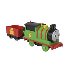 Thomas Friends Motorized Toy Train Percy Batterypowered Engine With Tender For Preschool Pretend Play Ages 3 Years