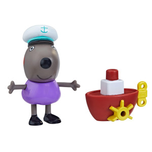 Peppa Pig Peppas Adventures Danny Dog Figure With Little Boat