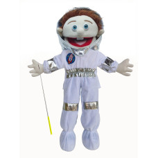 25 Rodayna Astronaut Cosmonaut Spaceman Puppet Full Body Ventriloquist Style Puppethand Puppet With Movable Mouth For Kids