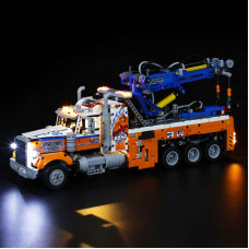 Briksmax Led Lighting Kit For Heavyduty Tow Truck Compatible With Lego 42128 Building Blocks Model Not Include The Lego Set