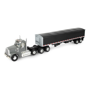 Ertl Freightliner 132 Scale 122Sd Semi With Grain Trailer Farm Toy For Kids 3 Years And Up