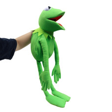 Kermit Frog Hand Puppet Frog Plush The Muppets Show Soft Frog Puppet Doll Suitable For Role Play Green 24 Inches