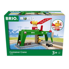 Brio Container Crane Magnetic Hook Crane Toy Fsccertified Craftsmanship Enhances Motor Skills Perfect Addition To Brio