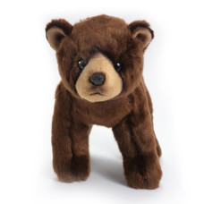 Bearington Grizby The Brown Bear 13 Inches Tall Realistic Plush Stuffed Animal Toy With Ultrasoft Fur Premium Fill Expressi