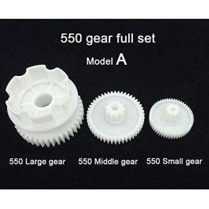 Kids Ride On Car Gearbox Drive Gear Full Set Of Large Gear Middle Gear Small Gear For 550 Motor Gear Box Accessories Children