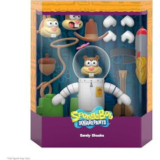 Super7 Spongebob Sandy Cheeks 7" Action Figure - Multicolor