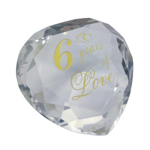 6Th Anniversary Crystal Gifts For Husband Wife Boyfriend Or Girlfriend Cute 6Th Wedding Anniversary Valentines Day Romantic Gif