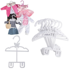 Doll Fulloutfit Clothes Hangers For 18 Doll Clothes 12Pk Unique Design Holds Your Top And Bottom At Once Including Dresses