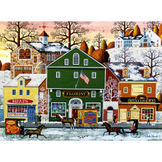 Buffalo Games Charles Wysocki Meats Flowers Hats 1000 Piece Jigsaw Puzzle