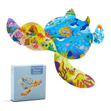 Kids Puzzles For Kids 68 812 And Teens 136 Piece Sea Turtle Jigsaw Puzzles For Children Age 610 Learning Puzzle Toys For B