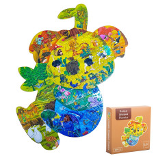 Kids Puzzle For Kids Ages 48 812 And Teens 96 Piece Koala Shaped Animal Jigsaw Large Puzzles For Boys Girls Ages 810 Fun G