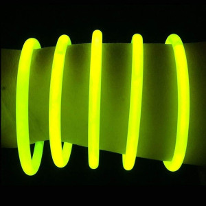 Glow Sticks Bulk Wholesale Bracelets 1000 8 Yellow Glow Stick Glow Bracelets Bright Color Glow 812 Hrs Glow Party Favors