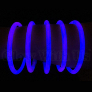 Glow Sticks Bulk Wholesale Bracelets 1000 8 Blue Glow Stick Glow Bracelets Bright Color Glow 812 Hrs Glow Party Favors S