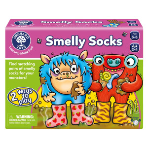 Orchard Toys Moose Smelly Socks Game Find Matching Pairs Of Socks For Your Monsters For Ages 36 And 24 Players