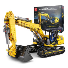 Mould King 13112 Rc Bulldozer Building Blocks Set Technology Engineering Excavator For Kids Stem Construction Blocks 1508 Piec