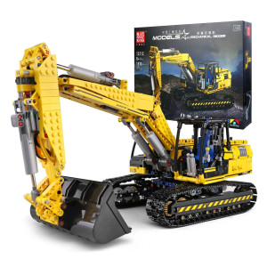 Mould King 13112 Rc Bulldozer Building Blocks Set Technology Engineering Excavator For Kids Stem Construction Blocks 1508 Piec