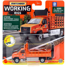 Matchbox Gmc 3500 Attenuator Truck Orange Working Rigs 1516