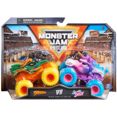 Monster Jam Official Alien Invasion Vs Bakugan Dragonoid Diecast Monster Trucks 164 Scale Kids Toys For Boys Ages 3 And Up