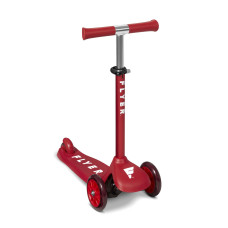 Flyer Glider Jr Lean To Steer Toddler Scooter Red For Kids Ages 25 Years