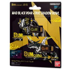 Bandai Vital Bracelet Digital Monster Dim Card Vol05 Mad Black Roar True Shadow Howl