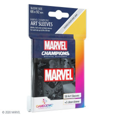 Gamegenic Marvel Champions The Card Game Official Black Panther Art Sleeves Pack Of 50 Art Sleeves And 1 Clear Sleeve Card G