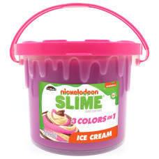 Nickelodeon 3LB Slime Bucket – Strawberry, Vanilla, Chocolate