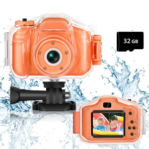 Agoigo Kids Camera Toys For 39 Year Old Girls Boys Children Mini Digital Camcorder Cameras With Waterproof Case Christmas Birt