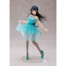 Taito Rascal Does Not Dream Of A Dreaming Girl Coreful Figure Sakurajima Mai Clear Dress Ver