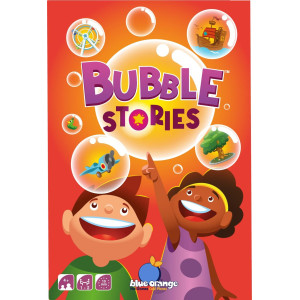 Blue Orange Bubble Stories Board Game Ages 4 25 Players 10 Minutes Playing Time Multicolor