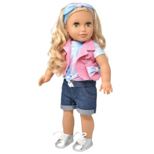 Gift Boutique 18 Inch Girl Doll Fashion Doll With Fine Blond Hair For Styling Clothes Shoes And Accessories Princess Doll For G