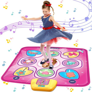 Bambilo Dance Mat Toys Gift For 36 Year Old Girl Birthday Gifts Electronic Dance Pad Game For Kids Girls Toys Age 4 5 6 7 812