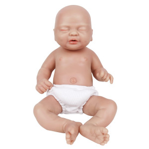 Vollence 14 Inch Sleeping Full Silicone Baby Dolls Not Vinyl Dolls Can Take A Pacifier Silicone Dolls Full Silicone Baby Gir