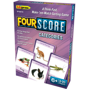Four Score: categories card game