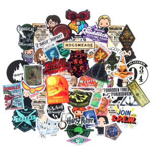 Conquest Journals Harry Potter Variety Vinyl Sticker Pack Set Of 60 Unique Stickers Including 5 Holograms Officially Licensed