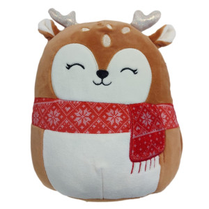 Squishmallow Fawn Deer 20 Cm 8 Inch Dawn With Scarf Plush Stuffed Animal Super Soft Cuddle Pillow