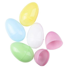 The Dreidel Company Pastel Fillable Easter Eggs With Hinge Bulk Colorful Bright Plastic Easter Eggs Perfect For Easter Egg Hunt