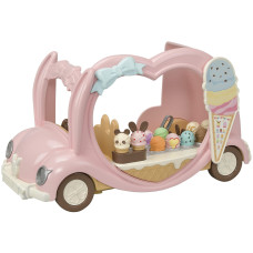 Calico Critters Ice Cream Van Toy Vehicle For Dolls