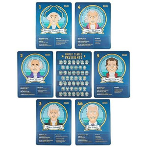 Brybelly ESUP-103 Founding Fathers Pack Plus Bonus Joe Biden Presidents Posters card game