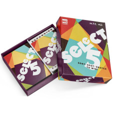 SELECT 5 Card Game - The Lightning Fast Game for Kids, Families, and Adults - Perfect for Family Game Night / 2-4 Players