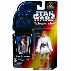 Star Wars Lucas Film 50Th Anniversary Black Series Power Of The Force 6 Action Figure Luke Skywalker